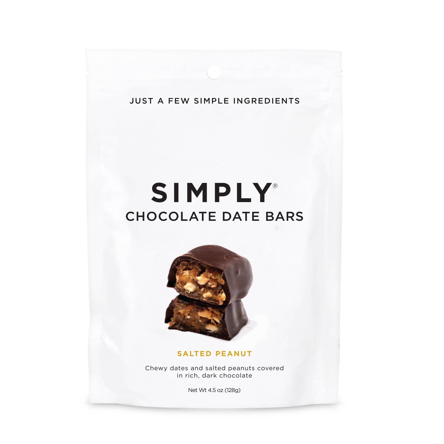 Chocolate Date Bars - Salted Peanut (4.5 oz Bags)