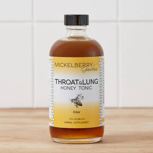 Throat and Lung Honey Tonic: 8oz