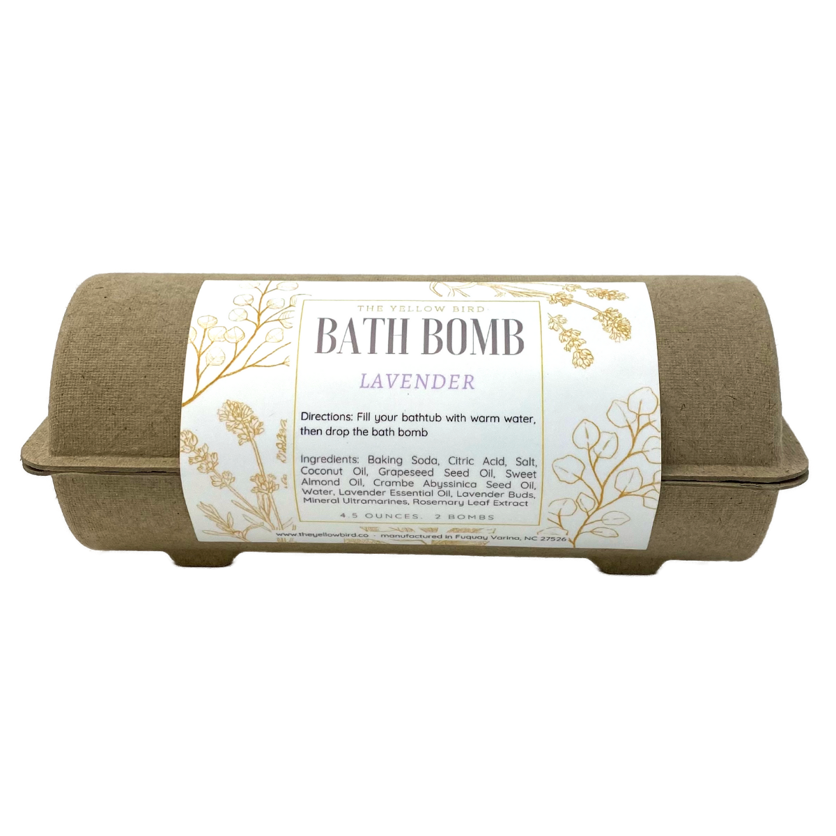 Lavender Bath Bomb - 2 Pack