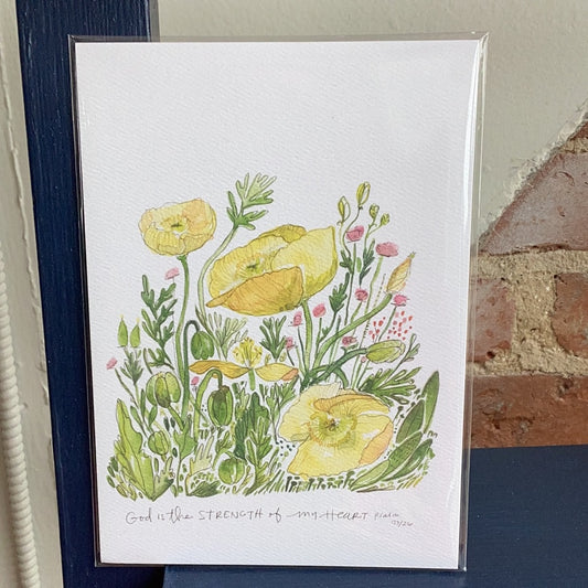 Yellow Poppies Print