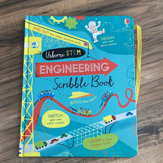 Usborne STEM engineering scribble book