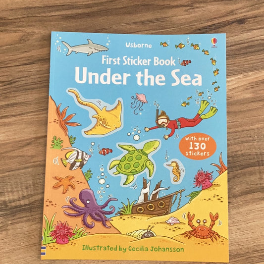 First sticker book under the seat
