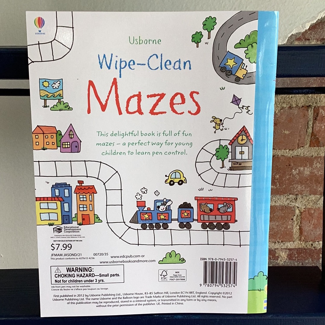 Wipe Clean Mazes