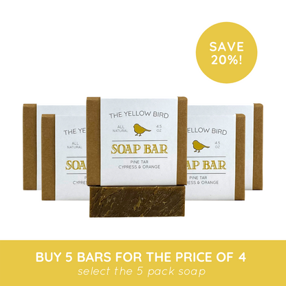 Pine Tar, Cypress, Orange Soap Bar